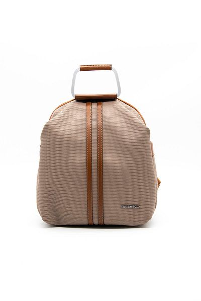 Silver Polo Γυναικείο σακίδιο πλάτης Silver & Polo Sand - Tan Sp771