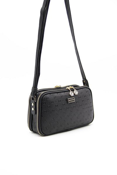 Silver Polo Silver & Polo Black - Black Sp899 Geantă crossbody pentru femei