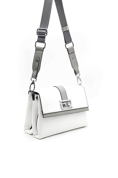Silver Polo Silver & Polo White - A.grey Sp1009 Geantă de damă