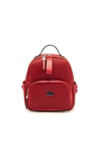 Silver Polo Rucsac de damă Silver & Polo Red - Red Sp1130