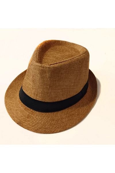 Betülce Καπέλο Fedora Μαλακό καουμπόικο καπέλο μονόχρωμο φθηνό Trilby
