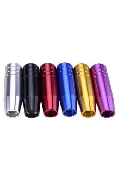 EFGARAGE Vites Topuzu Metal 18 cm Üniversal Mavi Siyah Füme Kırmızı Silver
