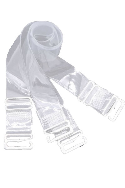 Hepsine Rakip 3-Piece Women's Transparent Bra Strap Durable Hanger with Metal...