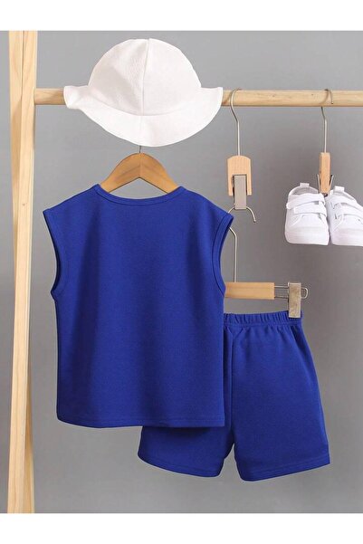 Machetta Дитячий комплект футболки та шортів з принтом «Привіт»