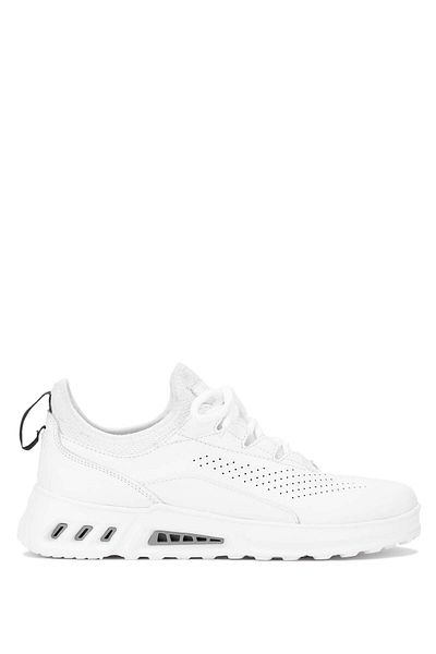 Tamer Tanca Men's White Genuine Leather Sneakers - Sports Shoes