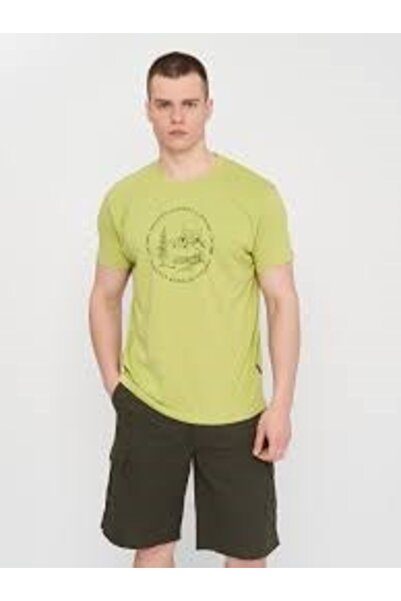 Trespass Erkek Glentress - Male Casual Prınted T-shırt Jalapeno T-shırt Matot...
