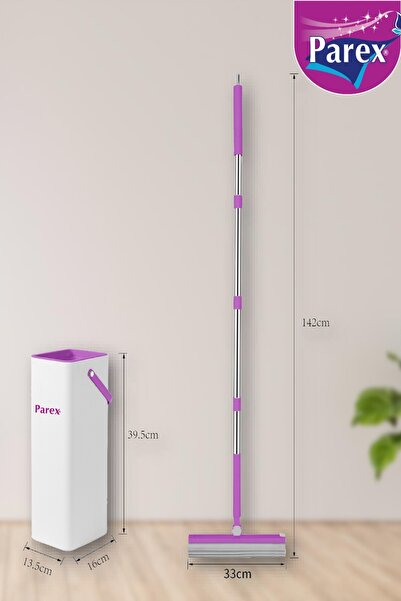 wiesmann Parex Aqua Çift Sıkmalı Pratik Paspas Mop Yeni Nesil Kendini Temizleyen Mop