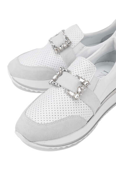 Tamer Tanca Kadın Hakiki Deri Beyaz Sneakers & Spor Ayakkabı