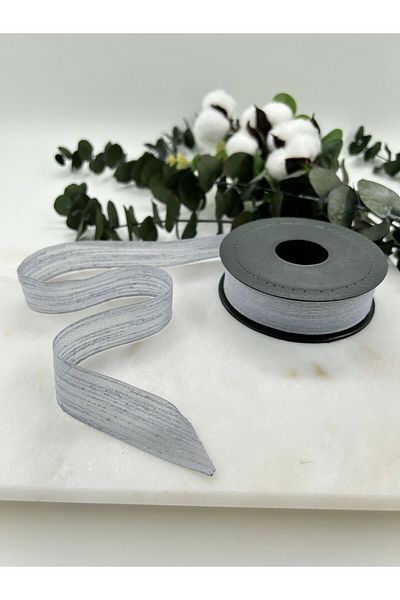lenagiftworkshop 20 m Linen Nope Ribbon - 2.5 cm