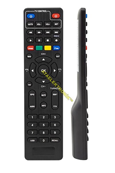 ATA ELEKTRONİK Sunplus Falcon HD Uyumlu  Uydu Alıcısı Kumandası