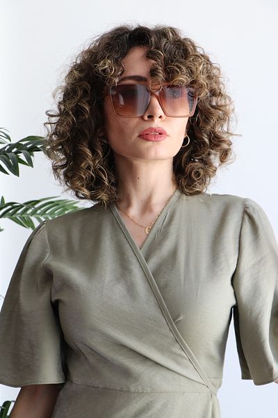 Öykü Gülşen Ola Nude Brown - Sunglasses