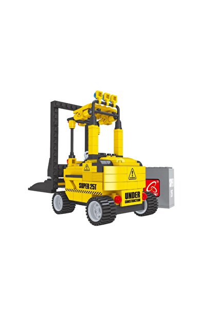 Ausini 193 Piece Construction Forklift Set