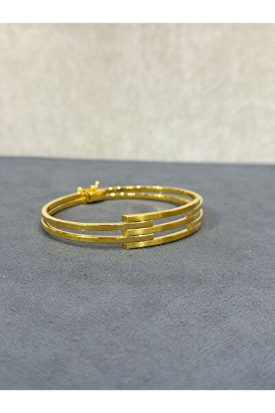 ARSLANTAŞ 1989 8 AYAR ALTIN ÜÇLÜ KABURGA BİLEZİK