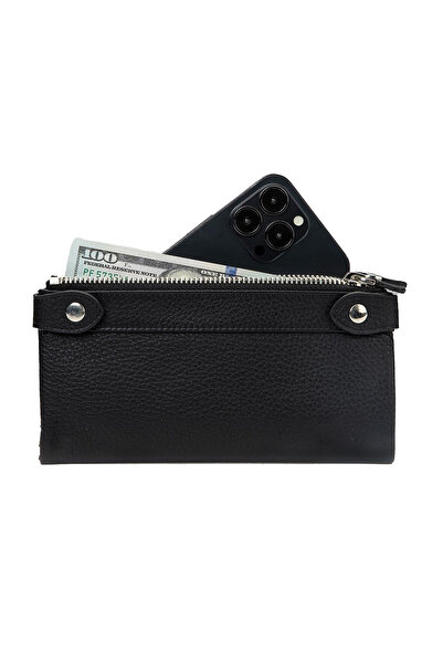 PİGADO La'Graccio Genuine Leather Men's Wallet with Phone Holder Placket and ...