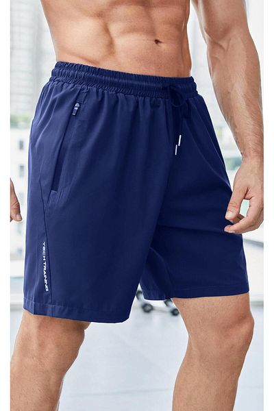 GHASSY CO. Ghassy Co. Pantaloni scurti de sport pentru alergare pentru bărbați, cu uscare rapidă, ușoare, alergare, baschet