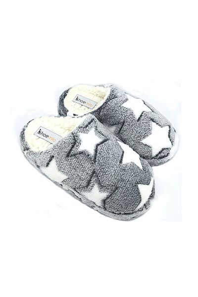 shoemio Nancy Star Grey - Γυναικείες παντόφλες σπιτιών