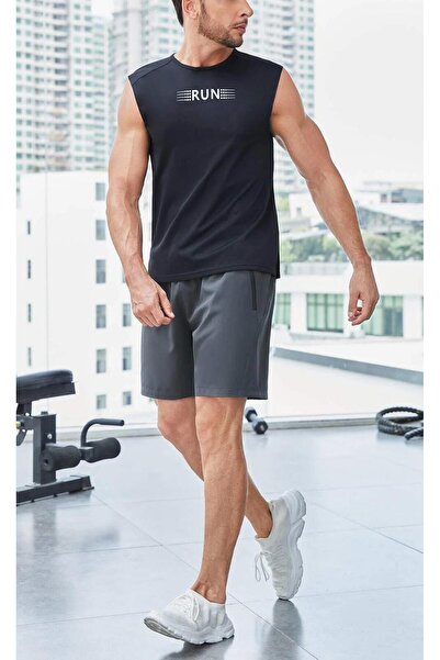 GHASSY CO. Ghassy Co. Erkek Running Spors Hızlı Kuruma Hafif Gym Koşu Spor Salonu Basketbol Şortu