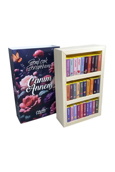 Çikolata Kütüphanesi Canım Annem Temalı Çikolata Kütüphanesi
