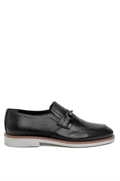 Ayakkabı Fuarı Elit MABR657-1C Ανδρικά Παπούτσια Classic από γνήσιο δέρμα Μαύρα