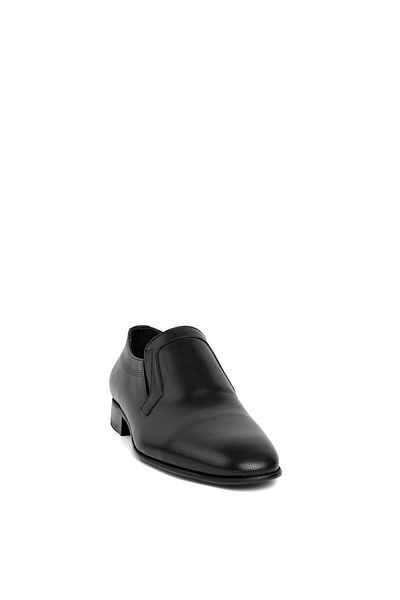 MARCOMEN 15143 Men's Genuine Leather Classic Shoes Black