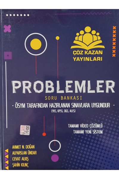 BES Problemler Soru Bankası Çöz Kazan Yayınları