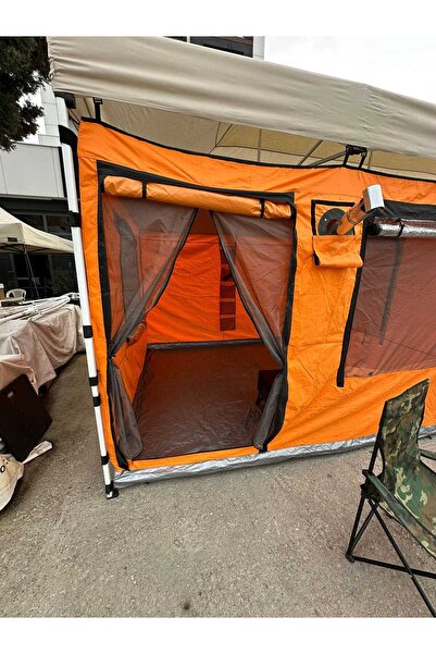 CLK Ticaret Clk 3x6 2 Odalı 40mm Profil Verendalı Gazebo Kamp Çadırı Portatif Tente
