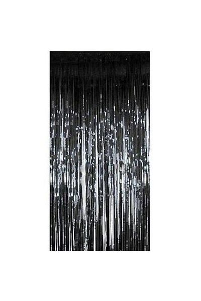 MERİ PARTİ Concept Birthday Black Back Phone Black Gold Happy Birthday Banner and Black Gray Ballon