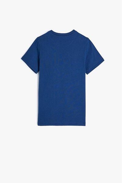 Koton Boy's T-Shirt Slogan με εμπριμέ κοντομάνικο λαιμόκοψη βαμβακερό