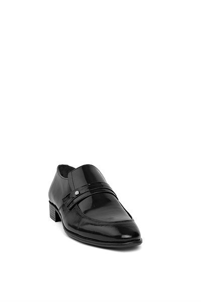 Ayakkabı Fuarı Elit MABR611R Ανδρικά Παπούτσια Classic από γνήσιο δέρμα Μαύρα