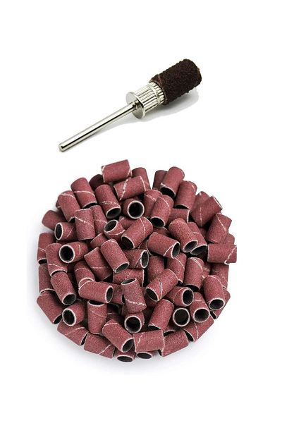 Nail Master 100 Pieces Spare Rasp Tips Set Rasp Machine Spare Rasp Tips 100 Pieces