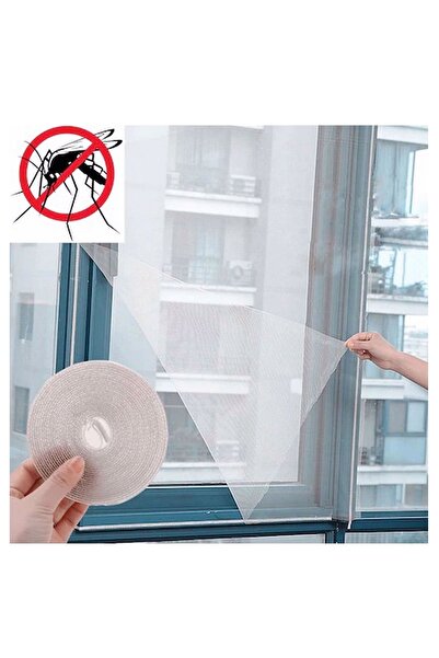 Genel Markalar Çift Kanat Sineklik Sinek Tülü Böcek Tutucu 100X150 cm 5 Mt Çi...