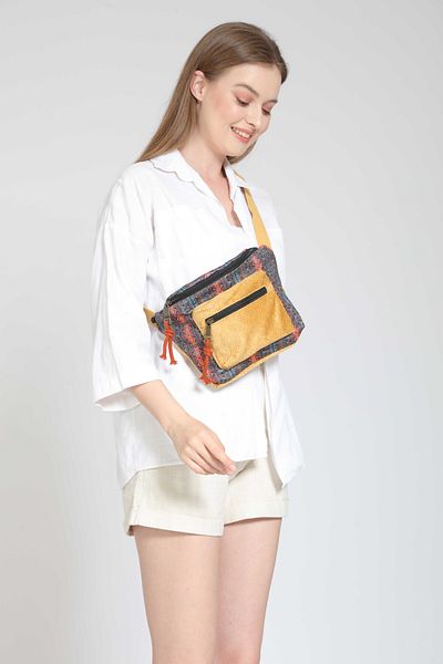 Street Bag Ethnic Bohemian Waist Bag - Daily Travel Can Be Used, Large Volume