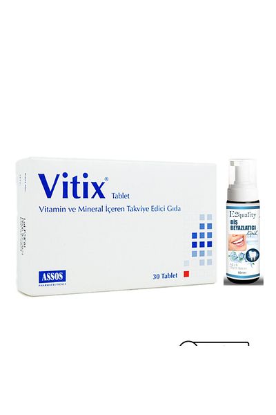 Assos Vitix 30 Tablet + Teeth Whitening Foam Gift