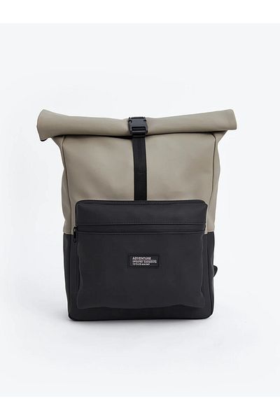LC Waikiki ΑΝΔΡΙΚΟ ΣΑΚΙΔΙΟ ΠΛΑΤΗΣ ΜΕ ΘΗΚΗ LAPTOP ΚΑΙ ΠΟΛΛΑΠΛΕΣ ΤΣΕΠΕΣ 100% ΠΟΛΥΕΣΤΕΡΙΚΟ ΥΦΑΣΜΑ