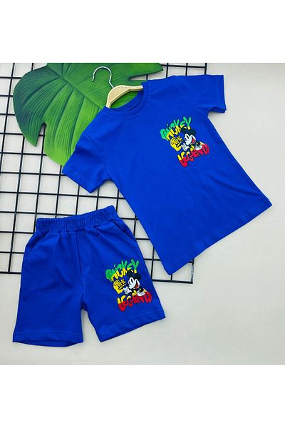 ÖRZİKİDS MEN'S MICKEY SUIT WITH SHORTS COMPAT COTTON 3/4/5/6