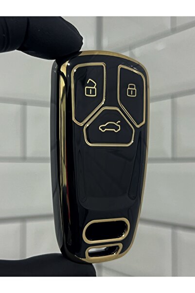 BARKAS ELEKTRONİK Carcasa pentru chei Audi 2016-2020 neagra - fara sustinere