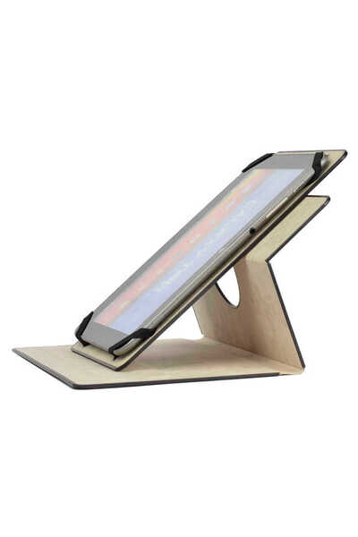 Canpay TCL TAB 10L Gen 2 Uyumlu Tablet Kılıfı Pu Deri 360 Derece Dönebilen Un...