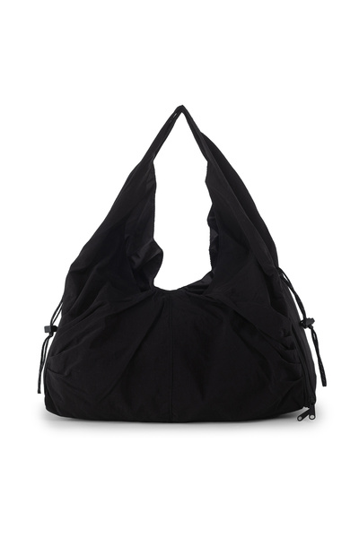 ICONE BAG Black Icone Zippered Sports Shoulder Bag - Yoga and Fitness Gym Saddlebag