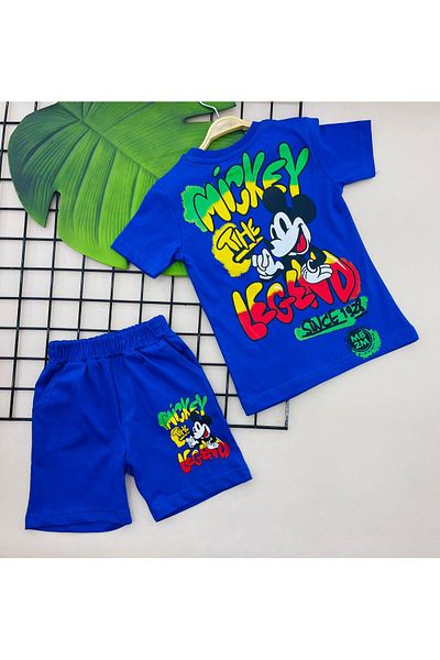 ÖRZİKİDS MEN'S MICKEY SUIT WITH SHORTS COMPAT COTTON 3/4/5/6