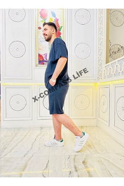 x-compass life Set de tricou și pantaloni scurți oversize unisex - Femei/Bărbați