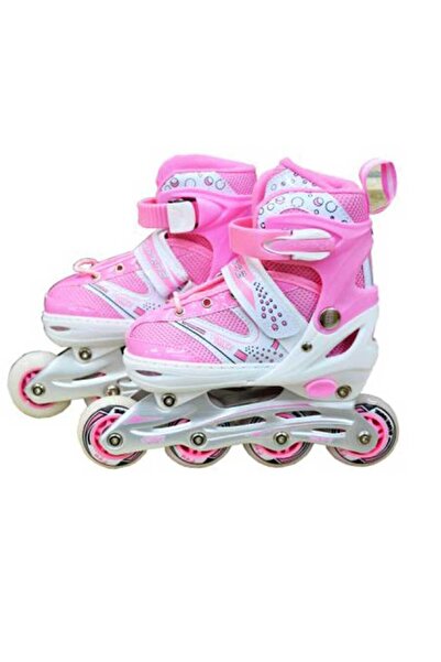 Bircan Oyuncak Pembe  Metal Alıştırma Paten 34-37