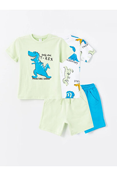 LC Waikiki LCW baby Crew Neck Set pro chlapečky, 4 kusy