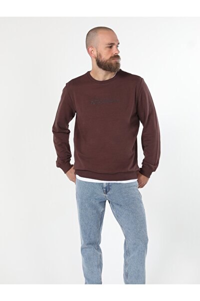 Colin's Ανδρικό φούτερ μωβ Regular Fit - Cl1060129