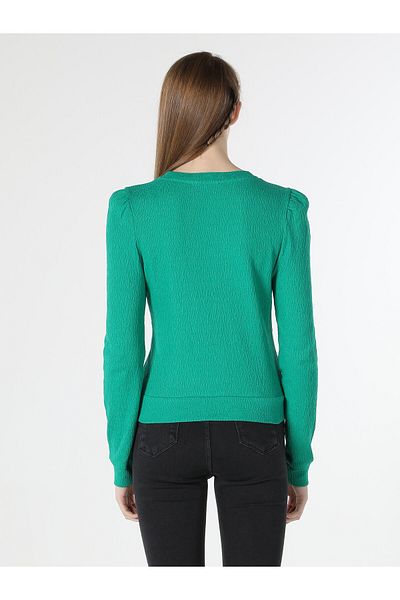 Colin's Πράσινο Slim Fit Γυναικείο μακρυμάνικο T-shirt - Cl 1061930