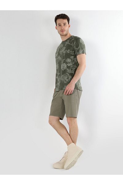 Colin's Green Men's Short Sleeve Crew Neck T-Shirt - Regular Fit Cl 1062710