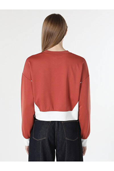 Colin's Πορτοκαλί Γυναικείο Φούτερ Regular Fit - CL1062018