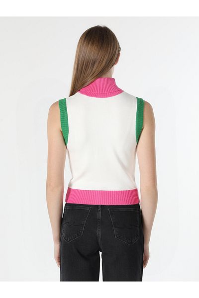 Colin's Turtleneck Slim Fit Women's Sweater - Multicolored, CL 1062007
