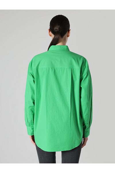 Colin's Cămașă cu mânecă lungă pentru femei, verde Regular Fit - Cl 1062116
