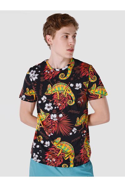Colin's Tricou cu mânecă scurtă cu imprimeu pentru bărbați - Multicolor, Regular Fit Cl 1062675