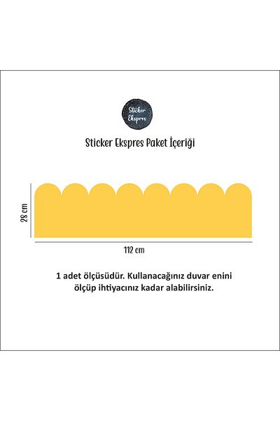 Sticker Ekspres Autocolant din folie de bordură, autocolant decorativ de perete, autocolant pentru camera adolescenților pentru copii